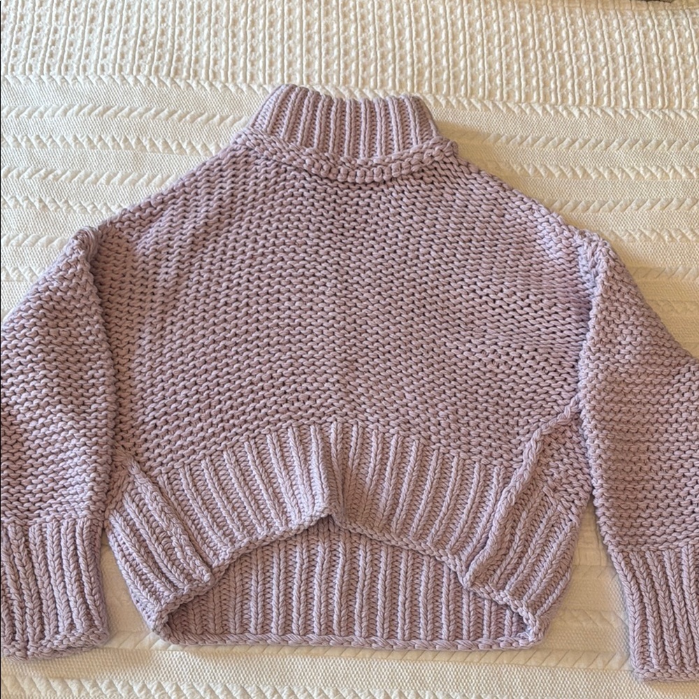 Free People Lilac Turtleneck Sweater - Picture 1 of 4